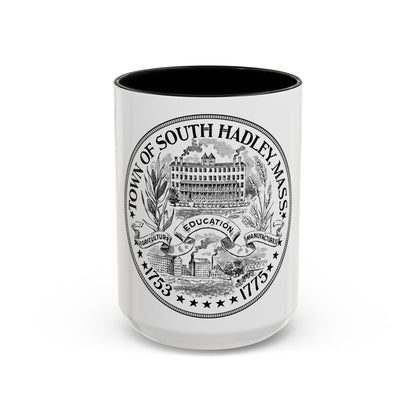 Seal of South Hadley Massachusetts - Accent Coffee Mug