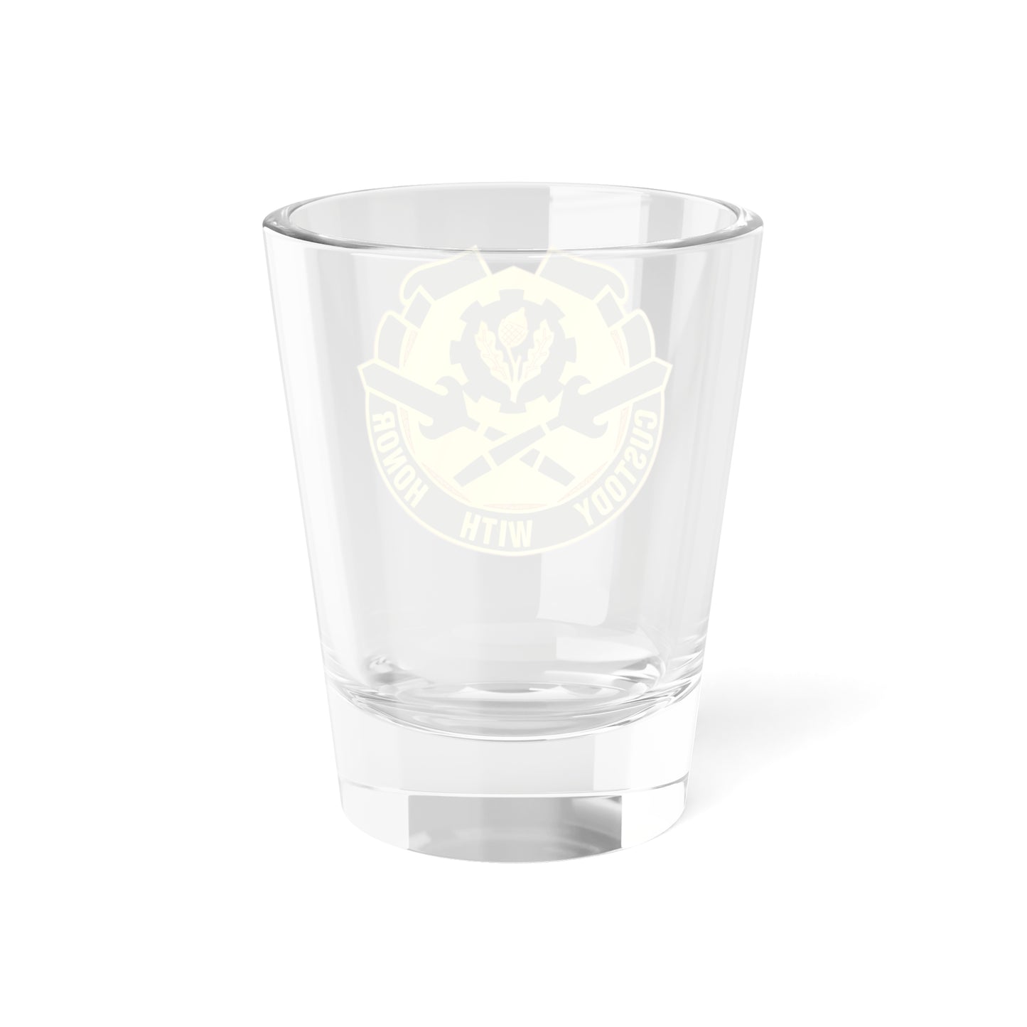 Verre à liqueur de la brigade de police militaire 290 (armée américaine) 1,5 oz