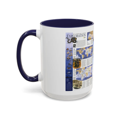 World Map - Exploration (1998) (Map) Accent Coffee Mug