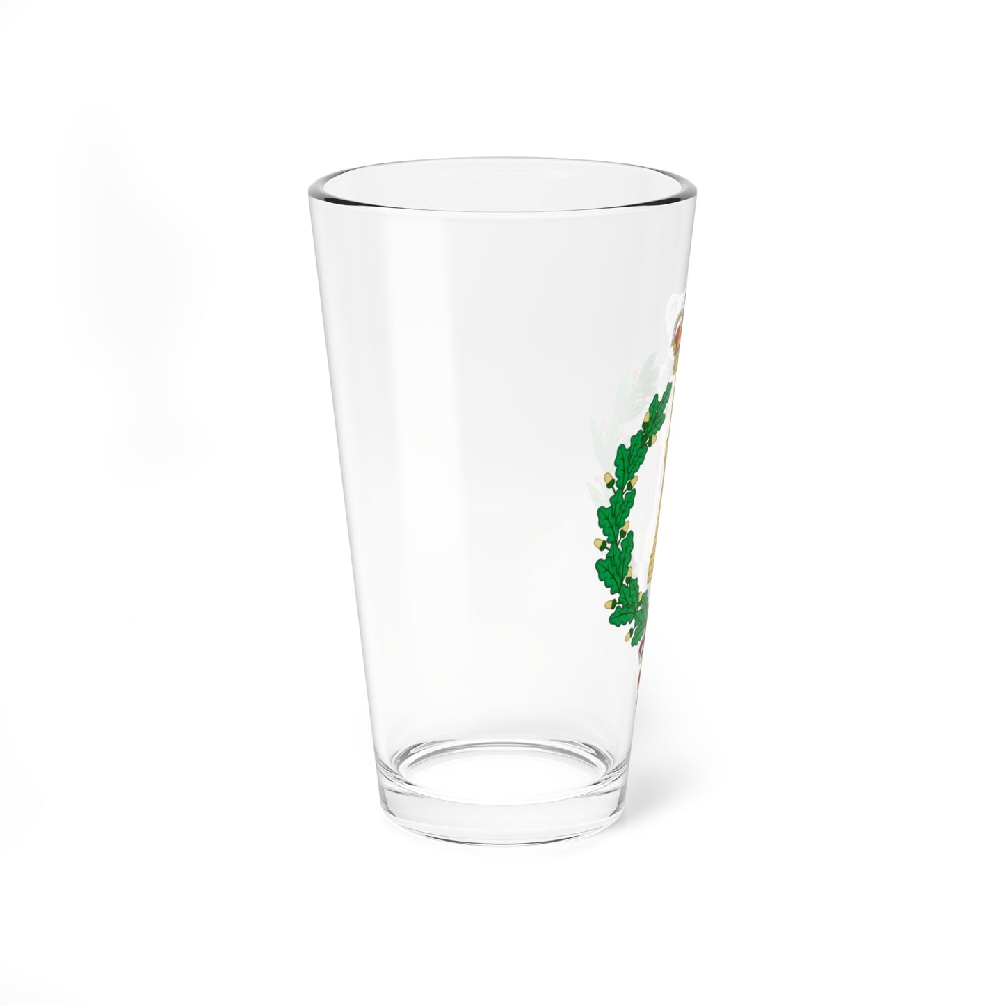 Emblem of the Spanish Military Engineers (Spain) (Coat of Arms) Pint Glass 16oz