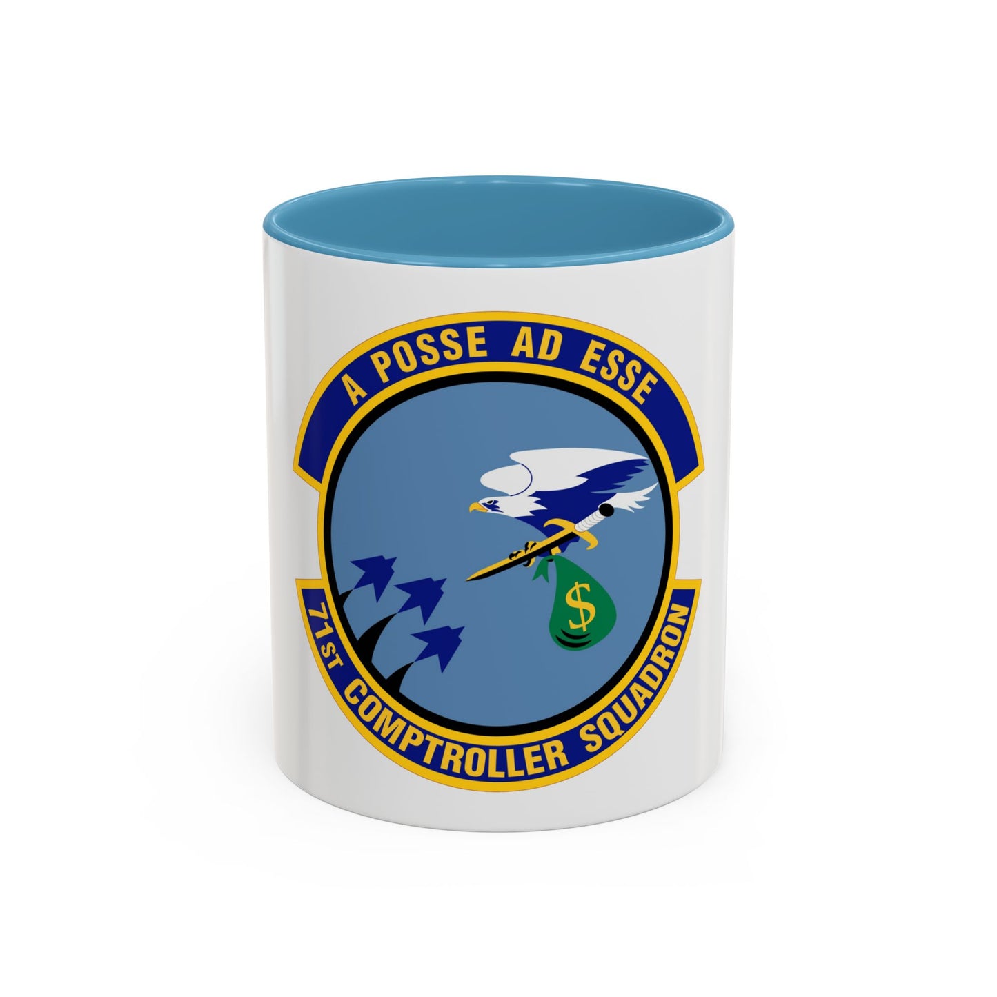 71st Comptroller Squadron (U.S. Air Force) Accent Coffee Mug