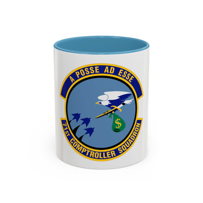 71st Comptroller Squadron (U.S. Air Force) Accent Coffee Mug