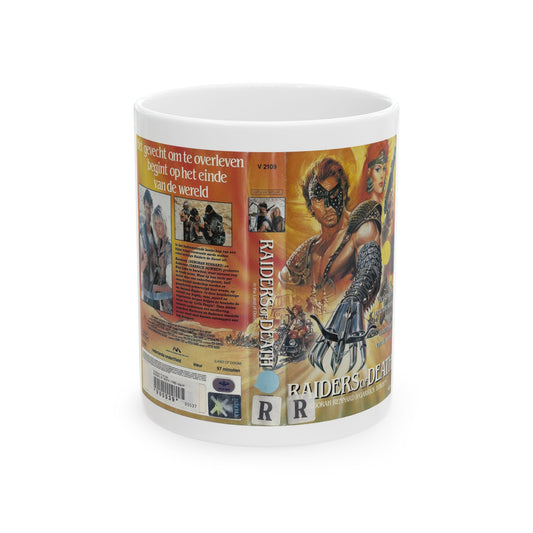 RAIDERS OF DEATH (VHS COVER) - White Coffee Mug
