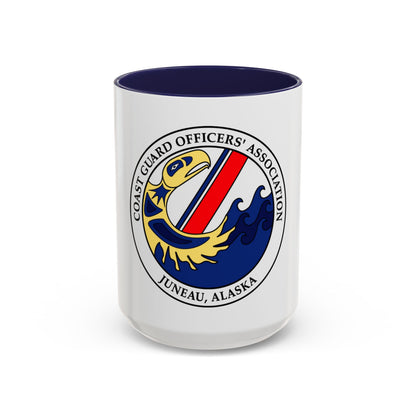 USCG Officers (U.S. Coast Guard) Accent Coffee Mug