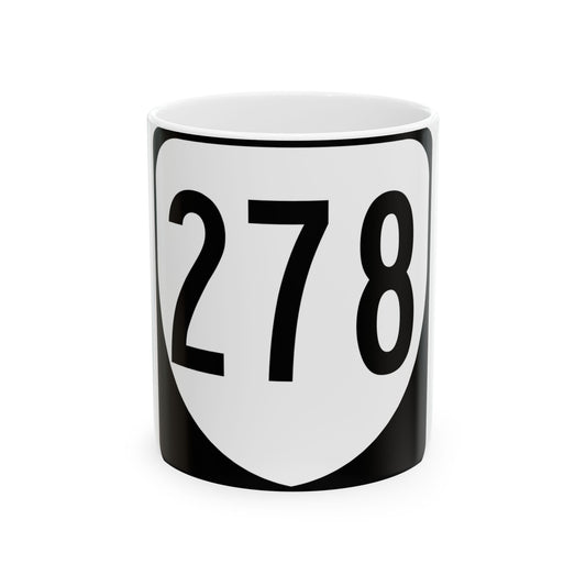 Virginia 278 1980 (Virginia) (Road Sign) White Coffee Mug