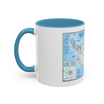 Antarctica (1987) (Map) Accent Coffee Mug