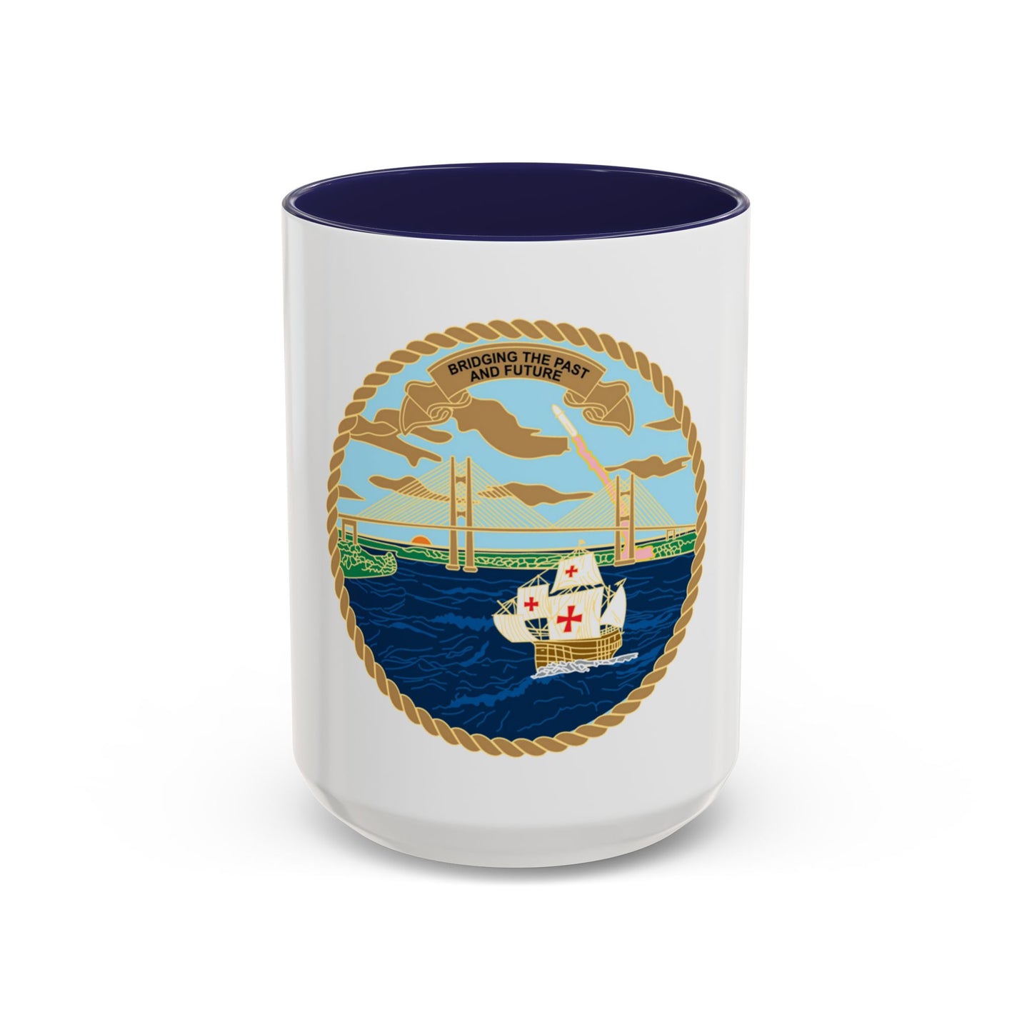 USCG Sector Jacksonville Bridge (U.S. Coast Guard) Accent Coffee Mug