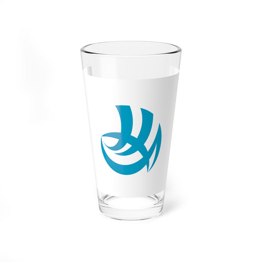 Flag of Shimonoseki Yamaguchi (Japan) Pint Glass 16oz