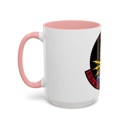 618 Air Communications Squadron AMC (U.S. Air Force) Accent Coffee Mug