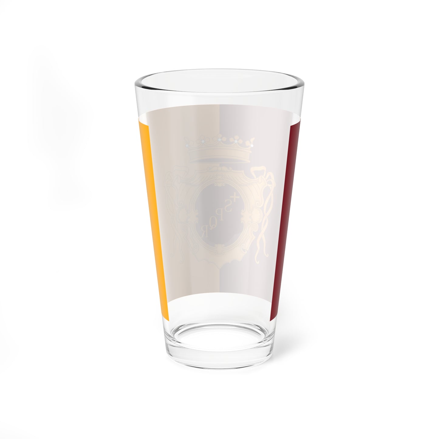 Flag of Rome with Greater Arms (Italy) Pint Glass 16oz