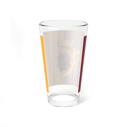 Flag of Rome with Greater Arms (Italy) Pint Glass 16oz