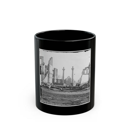 Richmond, Va. Ruins Of The Southern Express Office (Carey Street) (U.S. Civil War) Black Coffee Mug