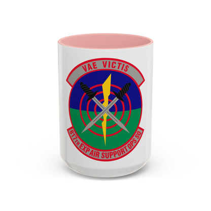 817th Expeditionary Air Support Operations Squadron (U.S. Air Force) Accent Coffee Mug