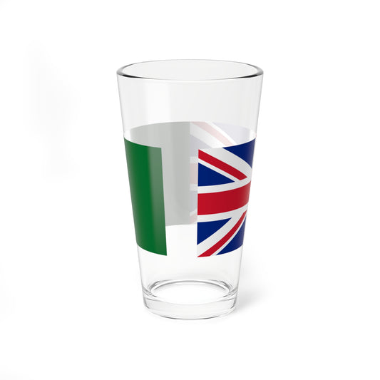 Flag of Anglo-Egyptian Sudan (Sudan) Pint Glass 16oz