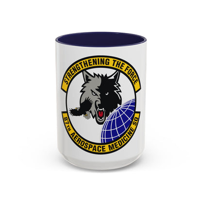 87th Aerospace Medicine Squadron (U.S. Air Force) Accent Coffee Mug
