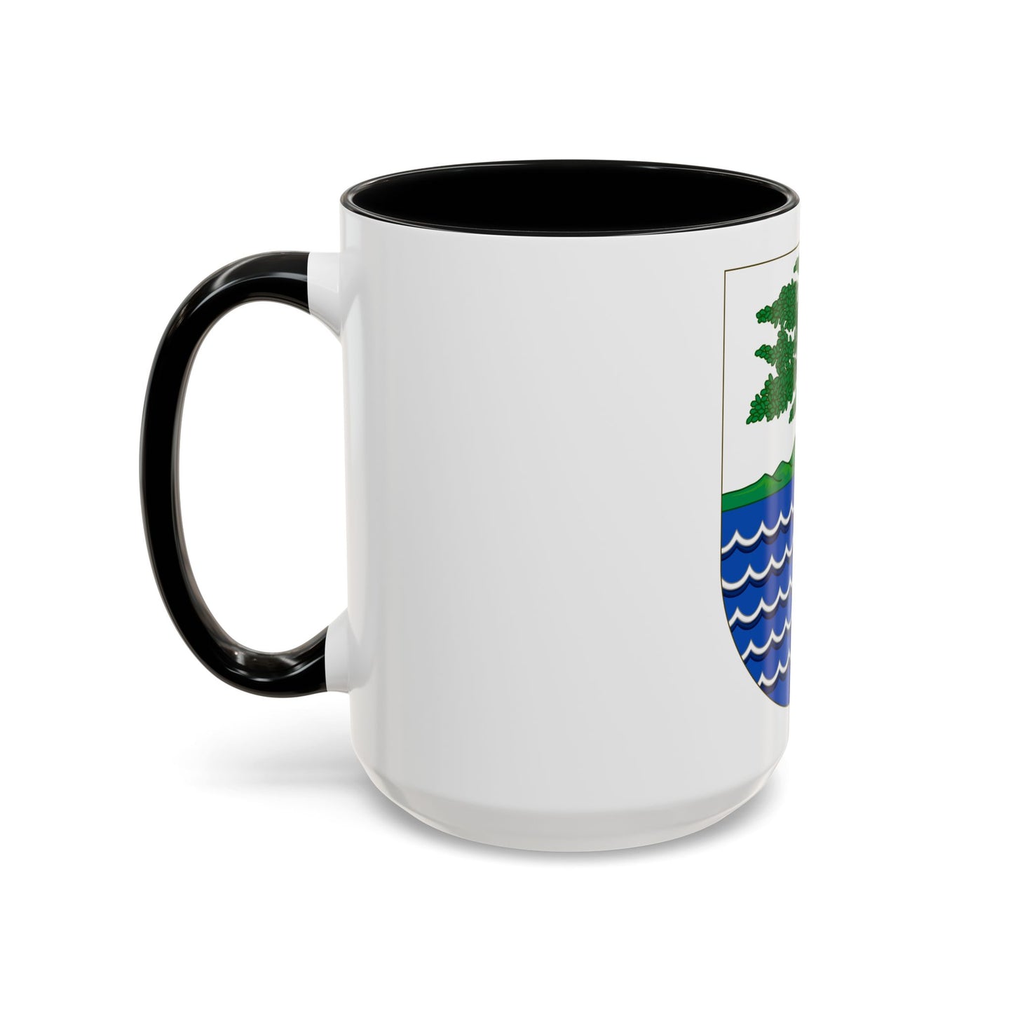 Coat of Arms of the Portuguese and Spanish Guinea - Accent Coffee Mug