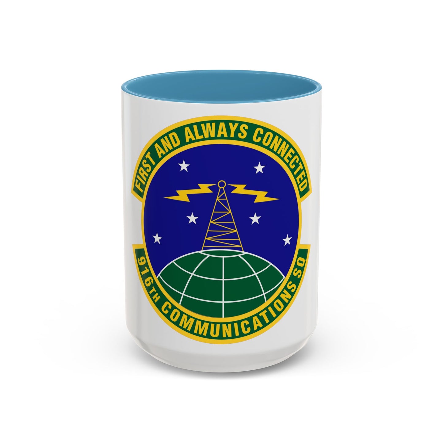 916th Communications Squadron (U.S. Air Force) Accent Coffee Mug