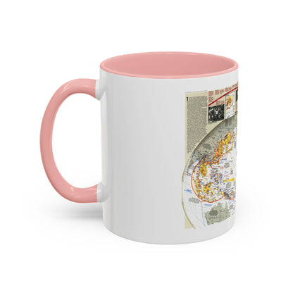 World War II- Asia and the Pacific (1991) (Map) Accent Coffee Mug