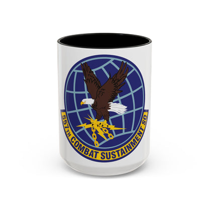 557th Combat Sustainment Squadron (U.S. Air Force) Accent Coffee Mug