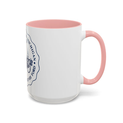 Seal of Dearborn Michigan - Accent Coffee Mug