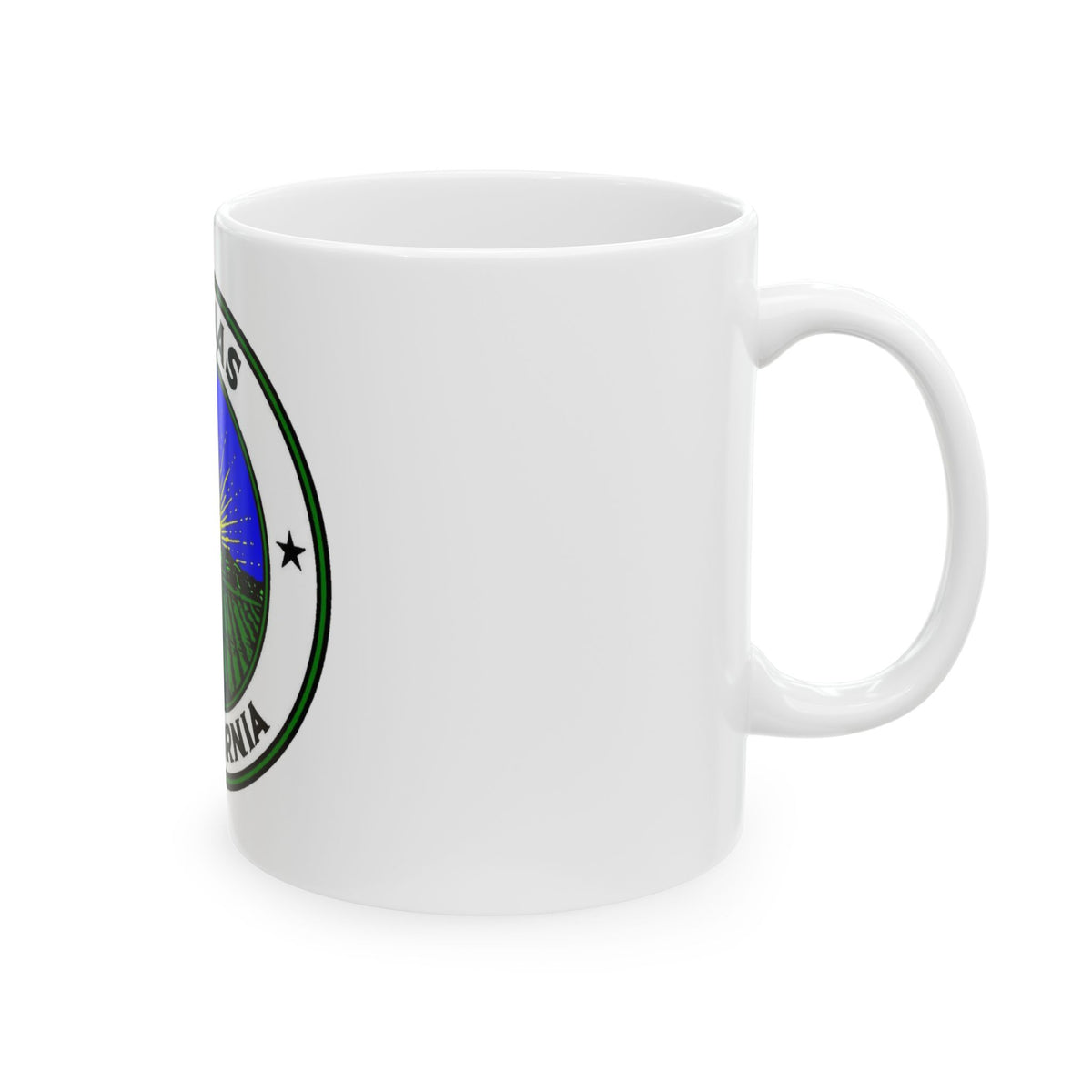 Seal of Salinas California - White Coffee Mug