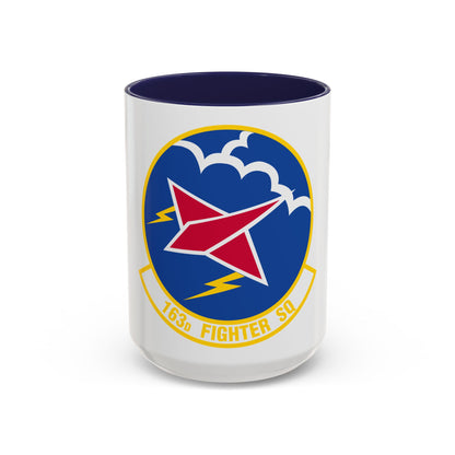 163 Fighter Squadron (U.S. Air Force) Accent Coffee Mug