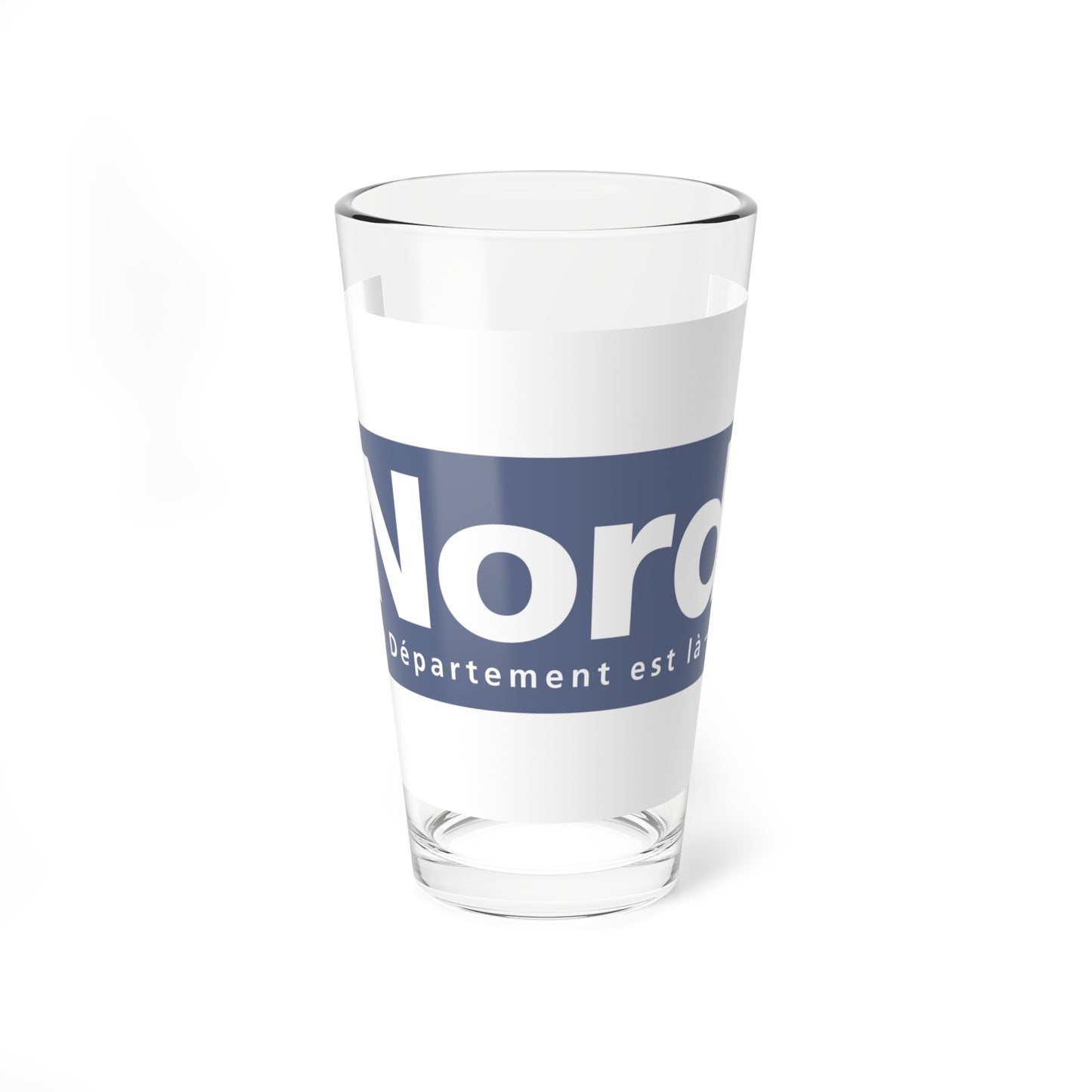Flag of the Department of Nord (France) Pint Glass 16oz