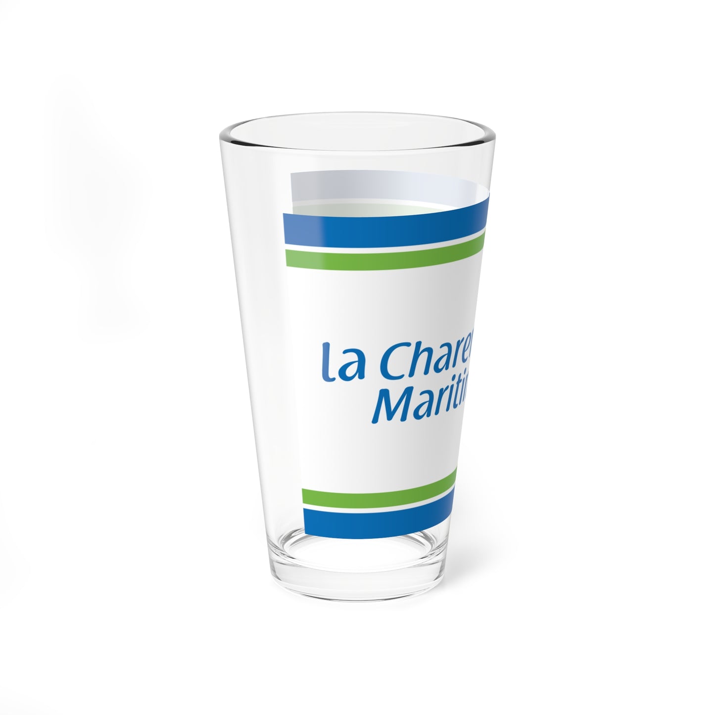 Flag of the Department of Charente-Maritime (France) Pint Glass 16oz