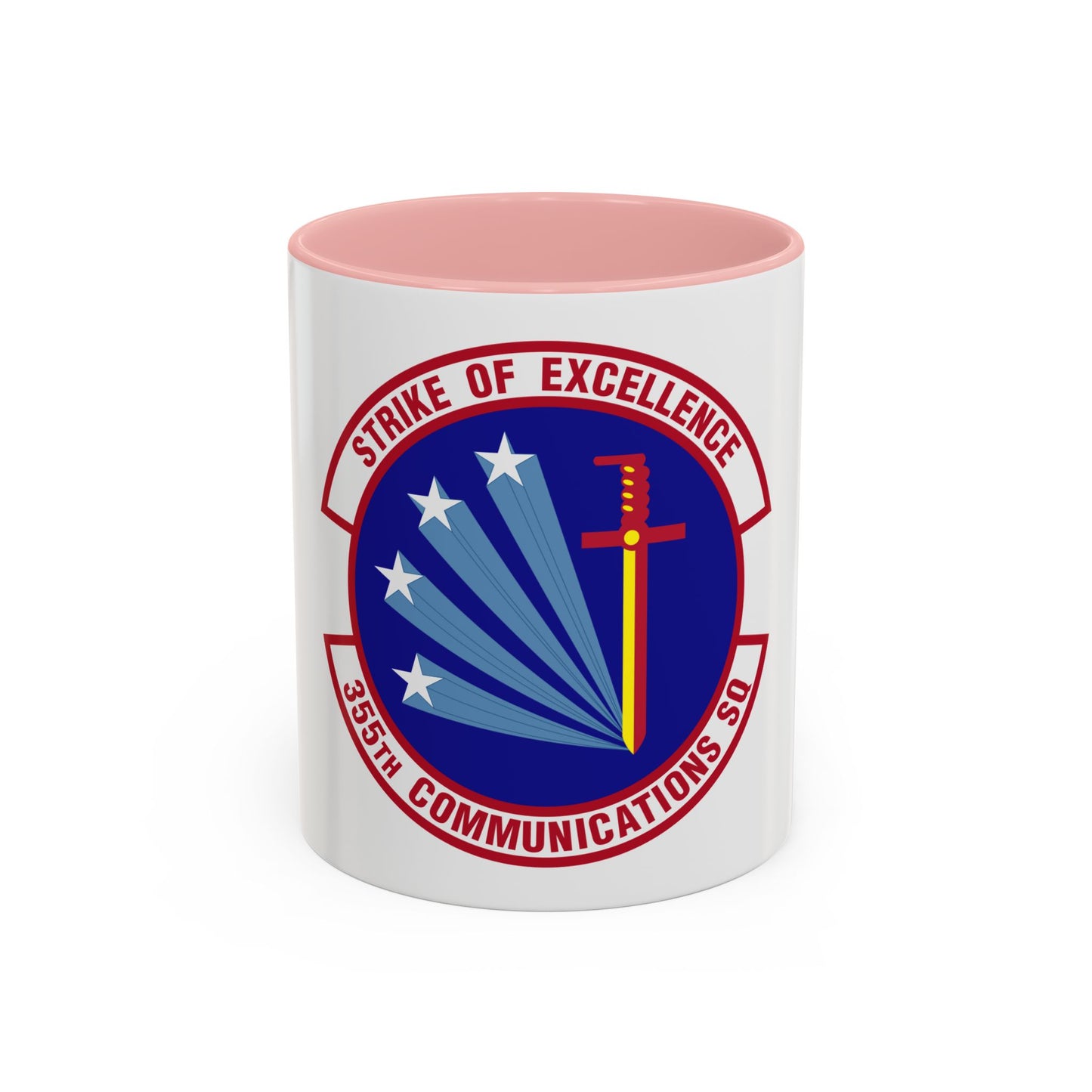 355 Communications Squadron ACC (U.S. Air Force) Accent Coffee Mug