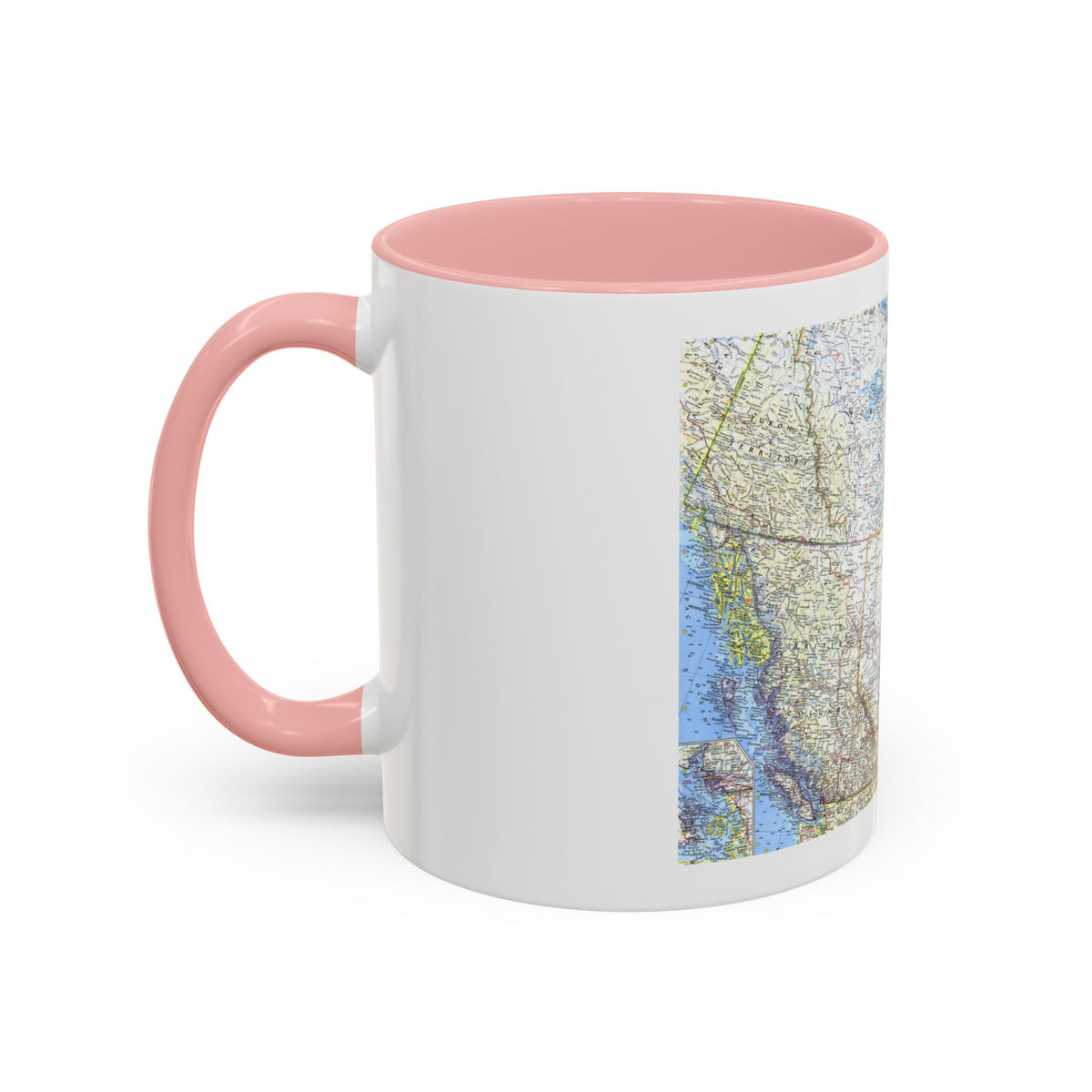 Canada - Western (1966) (Map) Accent Coffee Mug