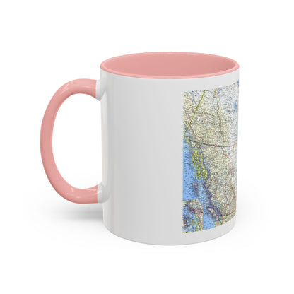 Canada - Western (1966) (Map) Accent Coffee Mug
