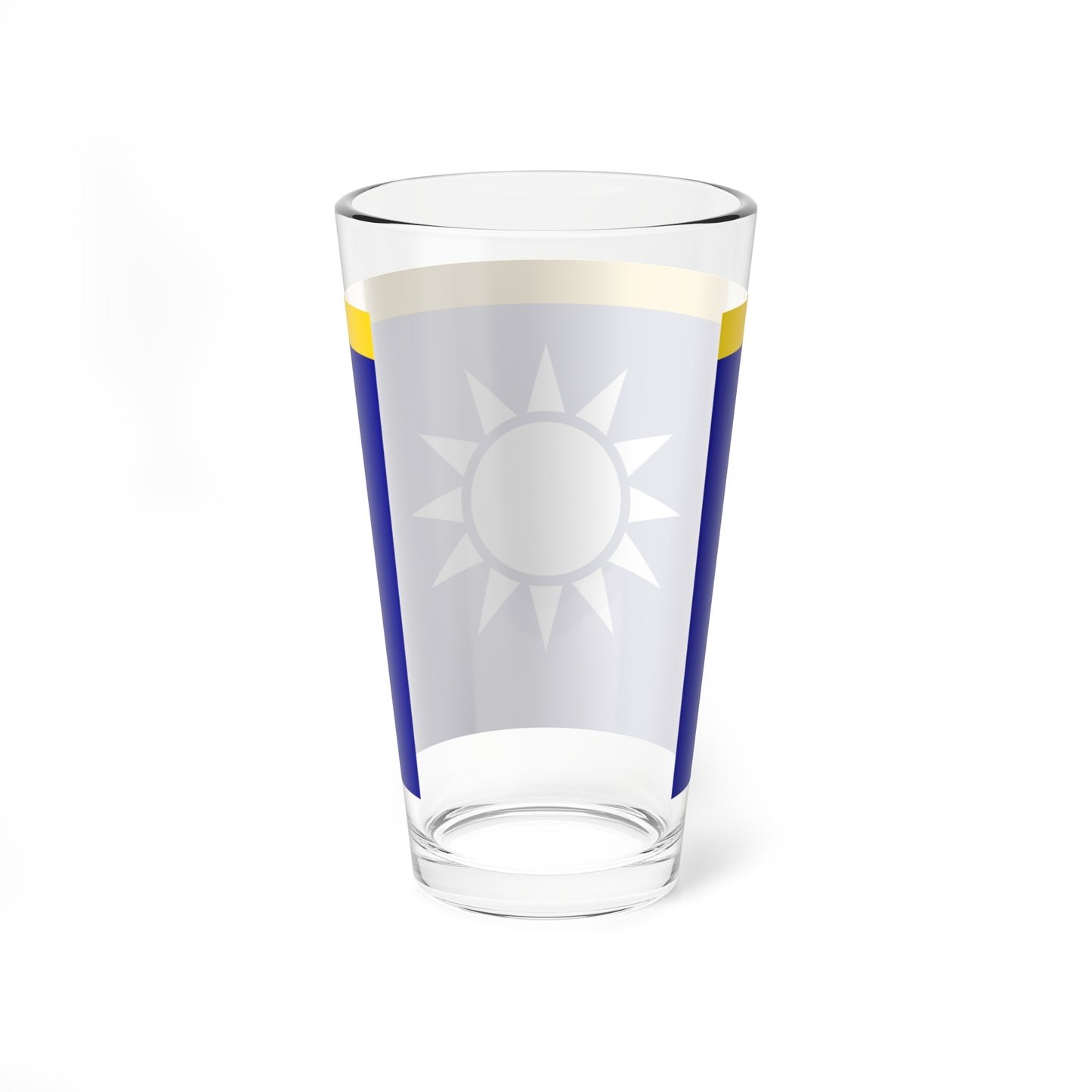 ROCN Senior Admirals Flag (China) Pint Glass 16oz