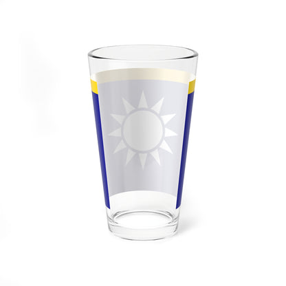 ROCN Senior Admirals Flag (China) Pint Glass 16oz