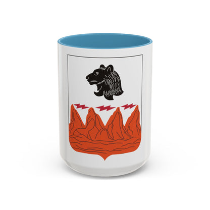 4 Signal Battalion 2 (U.S. Army) Accent Coffee Mug