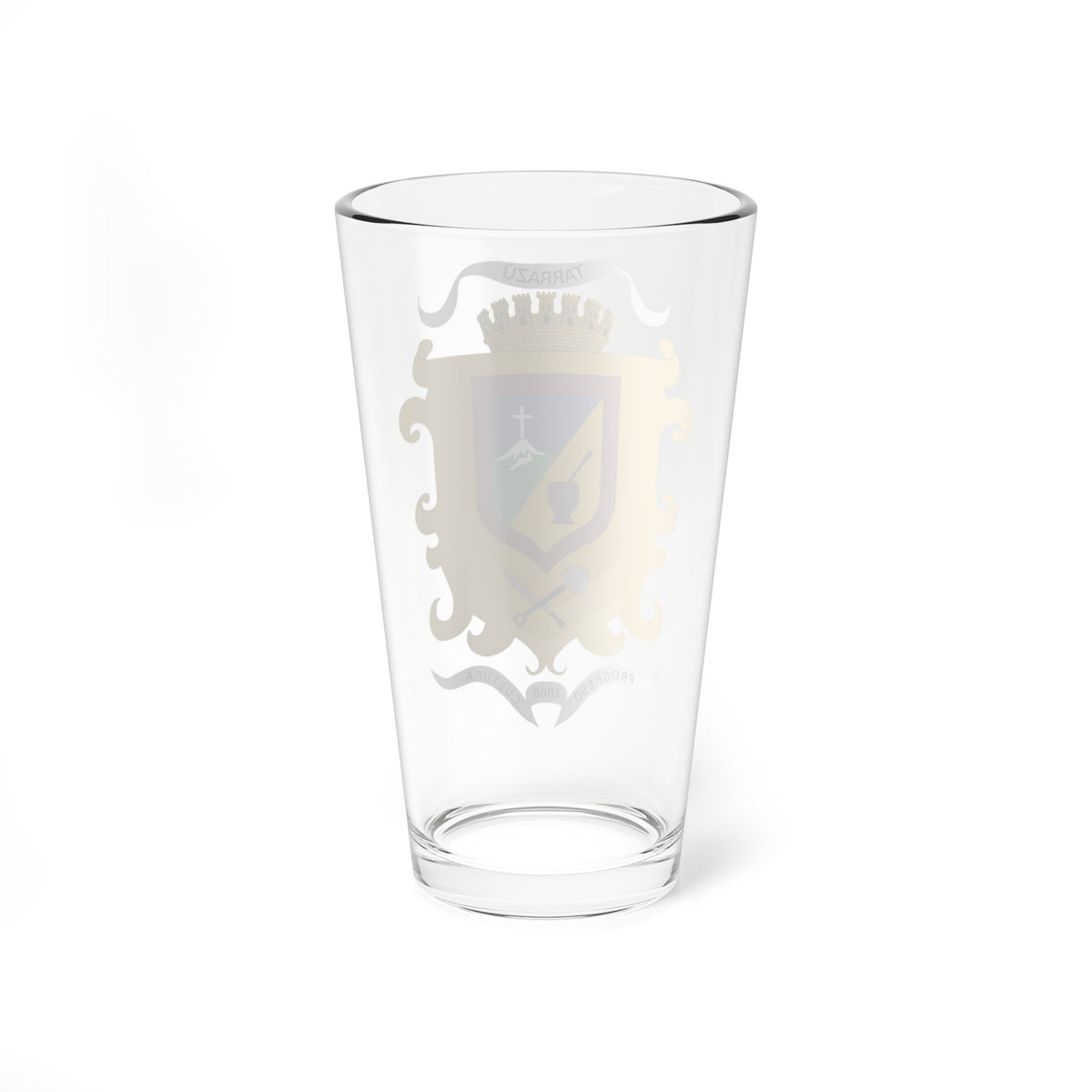 Escudo Tarrazú (Costa Rica) (Coat of Arms) Pint Glass 16oz