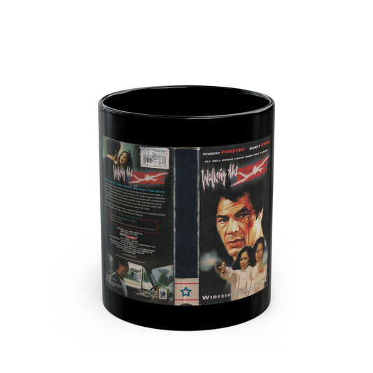 WALKING THE EDGE (VHS COVER) - Black Coffee Mug