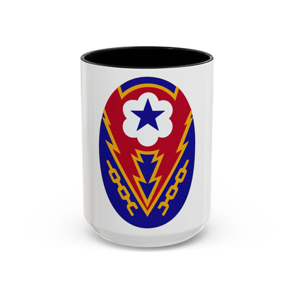 Communications Zone Personnel Europe (U.S. Army) Accent Coffee Mug