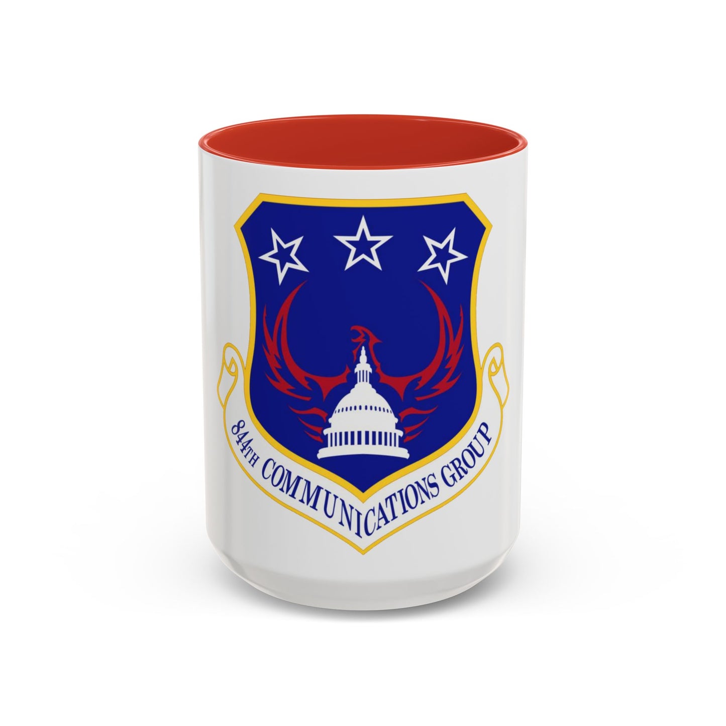 844th Communications Group (U.S. Air Force) Accent Coffee Mug