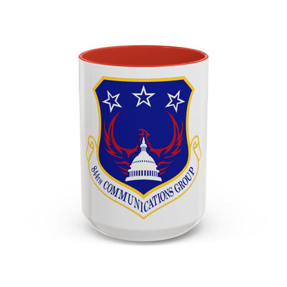 844th Communications Group (U.S. Air Force) Accent Coffee Mug