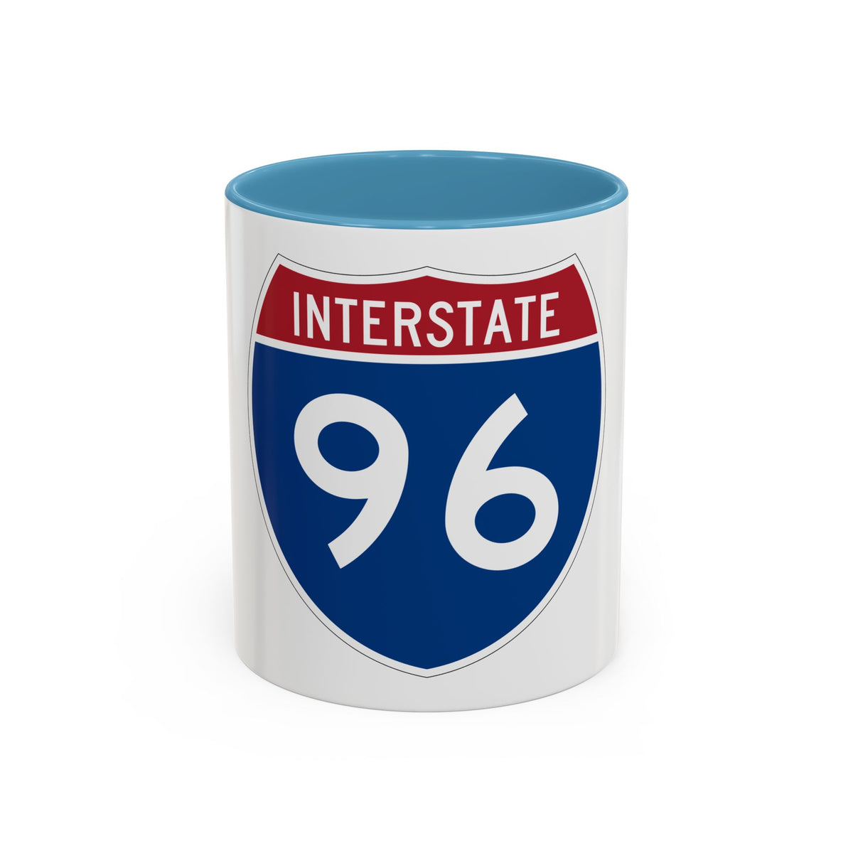 Interstate 96 (U.S. Highways) Accent Coffee Mug