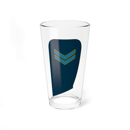 06 Lithuania Air Force SGT SPC (Lithuania) (Military Rank) Pint Glass 16oz