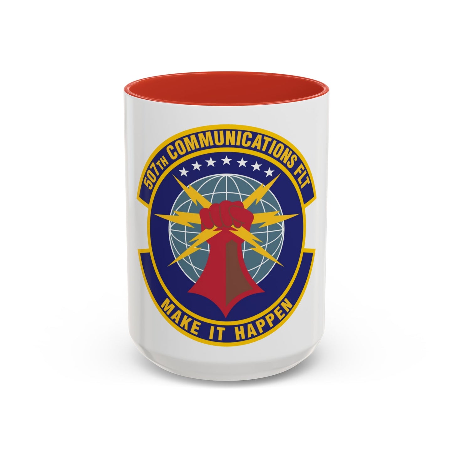 507th Communications Flight (U.S. Air Force) Accent Coffee Mug