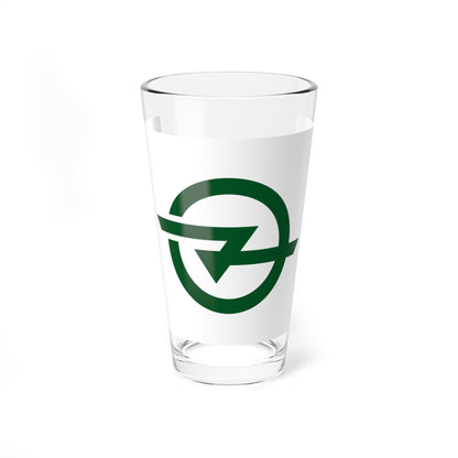 Flag of Midori Hyogo 1957-2005 (Japan) Pint Glass 16oz