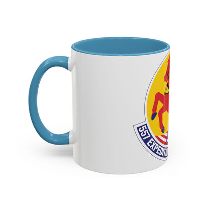 557th Expeditionary Red Horse Squadron (U.S. Air Force) Accent Coffee Mug