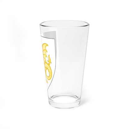 Emblem for the 2-I-FLR (Denmark) (Coat of Arms) Pint Glass 16oz