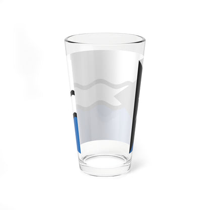 Fisel District Flag (France) Pint Glass 16oz