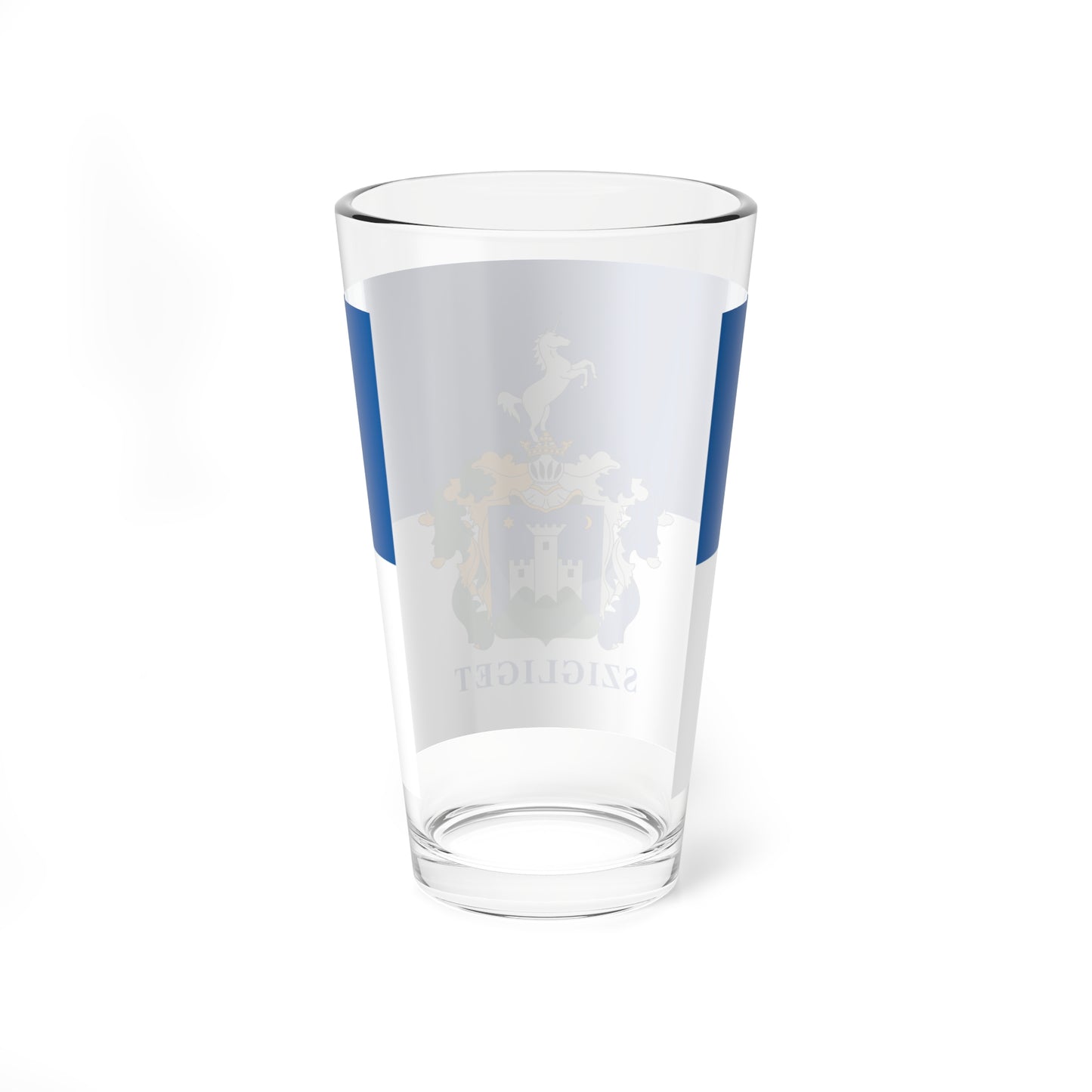 Flag of Szigliget variant (Hungary) Pint Glass 16oz