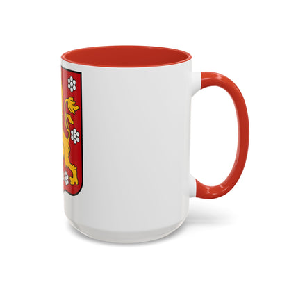 Coats of arms of the Grand Duchy of Finland - Accent Coffee Mug