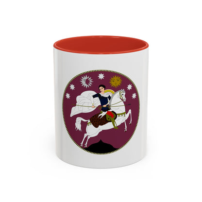 Coat of Arms of Democratic Republic of Georgia - Accent Coffee Mug