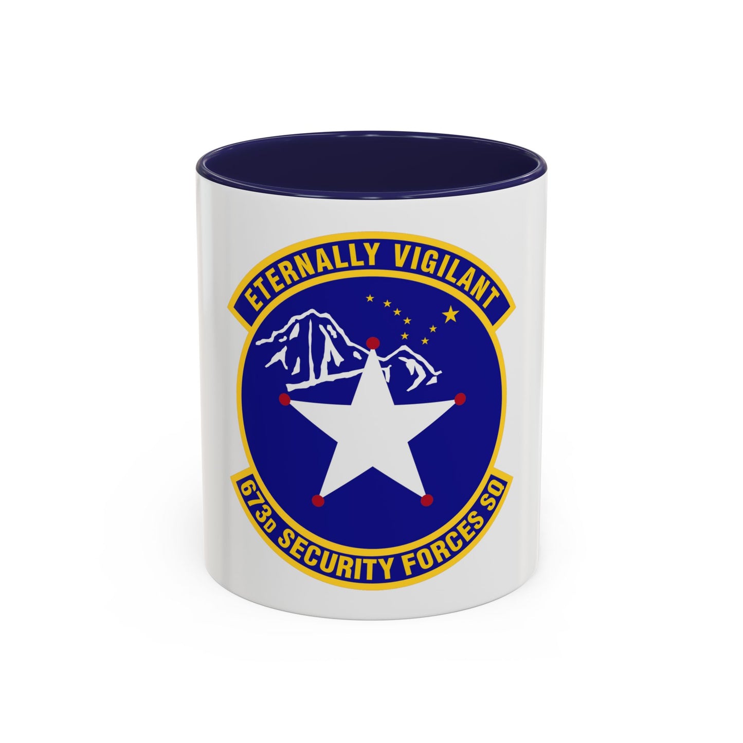 673 Security Forces Squadron PACAF (U.S. Air Force) Accent Coffee Mug